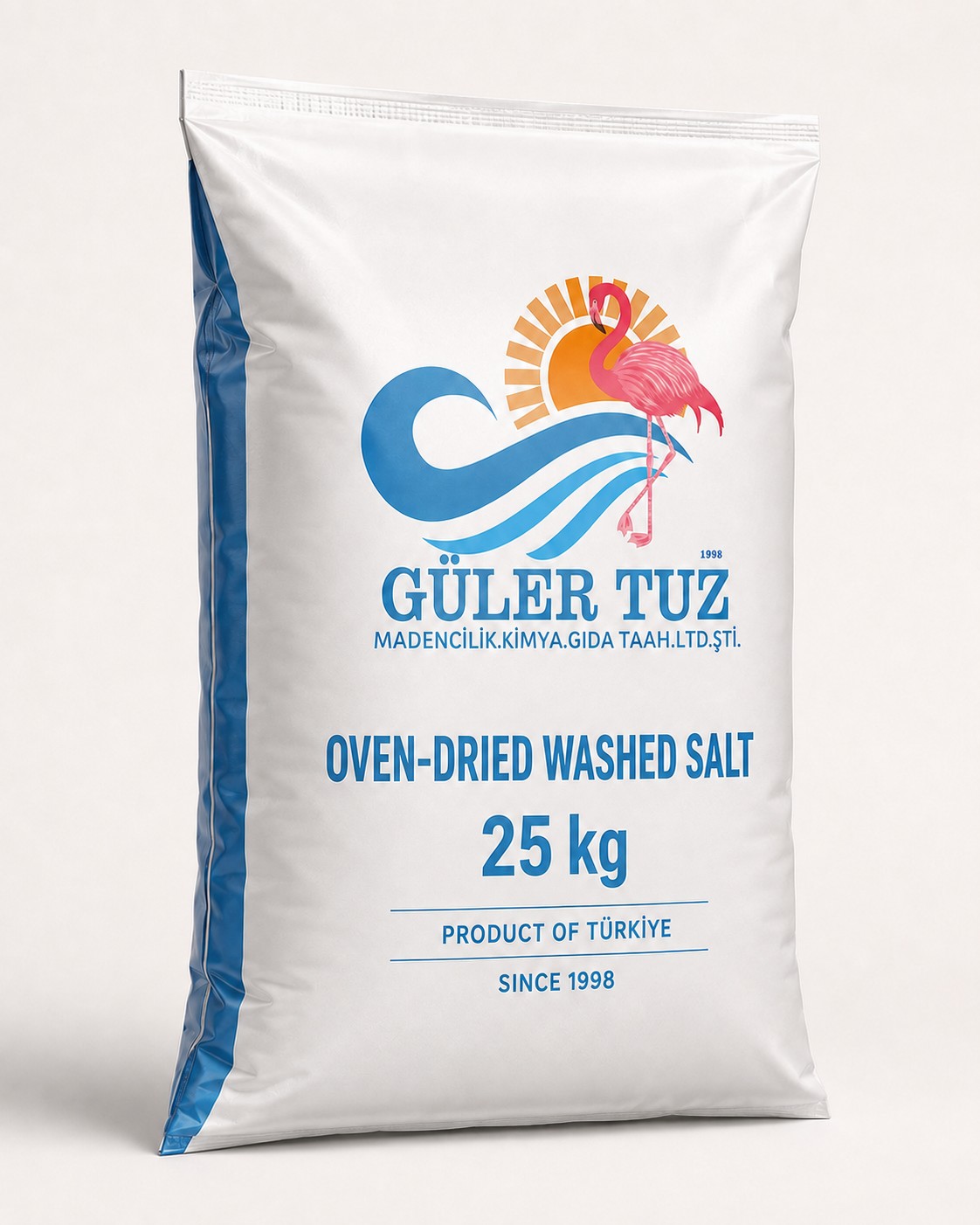Opakowanie 25 kg soli płukanej suszonej termicznie Güler Tuz